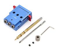 Pocket Screw Jig Drill Pocket Hole Drilling Kit Woodworking Oblique Drill Set Positioner Locator Tool 20 * 14 * 4