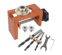 Pocket Screw Jig | Precise Drilling Guide Clamp | Wood Jig,for Professionals Beginner Cabinet Installation Carpentry Kitchen Construction Work Saw Hardware