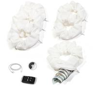 Pocket Scrunchies Holder Secret Hidden Compartment Items Velvet Hair Scrunchies Storage with Zipper Pocket for Women