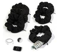 Pocket Scrunchies Holder Secret Hidden Compartment Items Velvet Hair Scrunchies Storage with Zipper Pocket for Women