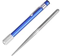 Pocket Sharpening Stone Pen, Sharpening Pen, Grinding Pen Sharpener, Portable Knife Sharpening, Serrated Knife Sharpening, Multipurpose Knife Sharpening Stone Stick Retractable for Kitchen Outdoor Use