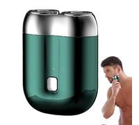 Pocket Shaver USB Shavers for Men, Rechargeable Waterproof Compact Electric Shaver, Double Head Razors, Minis Portable Electric Razors, for Home, Car, Travel
