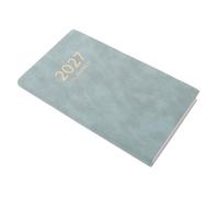 Pocket Size 2027 English Planner Book with Colored Monthly Index Tabs