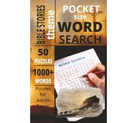 POCKET SIZE BIBLE STORIES WORD SEARCH BOOK: EASY to carry Word Search about Bible Stories, Christianity, Bible History and more[5x8,50 ... Gift for teens, adults, seniors