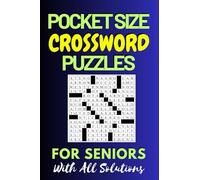 Pocket Size Crossword Puzzles for Seniors: Travel Size | Crossword Puzzles for Aging Adults | Brain Exercise | Easy for the Eyes | With Solutions
