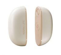 Pocket Size Hand Warmers Rechargeable 2 Pack, Rechargeable Magnetic Electric Reusable Hand Heater, Dual-sided 65°c Fast Safe Heat,Mini Usb Split Instant Handheated for Outdoor,hunting,camping (white)