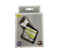 Pocket Size Microscope Phone Mounted Magnifier Ideal for Kids Scientists Light Weight Educational Gear Clip on Loupe for Glasses