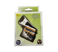 Pocket Size Microscope Phone Mounted Magnifier Ideal for Kids Scientists Light Weight Educational Gear Clip on Loupe for Glasses