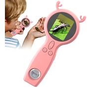 Pocket Size Microscope - Portable Digital Magnifying Glass, Photo Video Recording Capability, Optical Multifunction Viewer | Educational Observation Device for Coin Study Learning Hobby Exploration