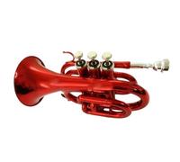 Pocket Size Small Palm Size Red Brass Material Surface Painted Lacquer Gold