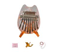 Pocket-Sized Acrylic Finger Piano 8 Keys Portable Kalimba Adults Enduring Kalimba Finger Piano for Beginners