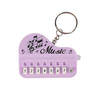 Pocket Sized Electronic Keyboard Keychain Small Music Toy With Multiple Sound Effect Excellent For Enthusiasts Present Simple Carry Piano Instrument With LED Light Up Pocket Sized Keyboard
