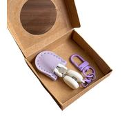 Pocket Sized Metal Scissors with Keychain Hook Tiny Sewing Sheath with Protective Cover for Travel Outdoor Activity Art Scissors