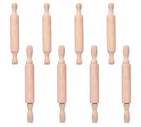 Pocket Sized Natural Wood Rolling Pin Kitchen Tool for Pizza Pastas Pastries Making Ergonomic Handle for Small Hand Small Kitchen Tool for Children