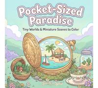 Pocket-Sized Paradise: Tiny Worlds to Color: 50+ Unique Miniature Scenes to Color: Tiny Worlds for Stress Relief and Mindful Relaxation