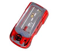 Pocket-Sized Racing Car - 17.5cm Handheld Car Game for Kids, Portable Arcade with Turbo Buttons & 360° Rotating Wheels