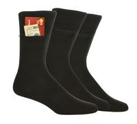 Pocket Socks by Zip It Gear - Dress Socks - Women's (One Size Fits All), 3-Pack, Black