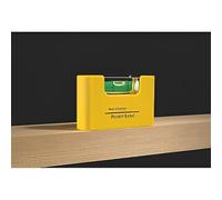 Pocket Spirit Level 2.75" (7CM), Tough ABS Plastic Body, Non-Magnetic Base, 1 x 180° Vial, 1 in Pack