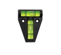 Pocket Spirit Level - 58 x 44 x 13 mm Mini Alignment Gauge, Mini Cross Test Level Indicator, Cross Spirit Levels, Portable Measuring Device, DIY Leveler, for Tripods, Computer Monitor Factory