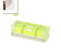 Pocket Spirit Level - Horizontal Bubble Measuring Tool for Accurate Layout | Portable Mini Level for Furniture Alignment, Picture Slopes, Stationary Tools and RV Leveling Applications