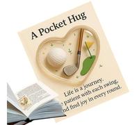 Pocket Sports Hug | Pocket Encouragement Souvenir,Sports Theme Motivational Card | for Players Athletes Fans Collectors Teammates Tournaments Game Days Travel Birthday Holiday Parties