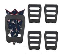 Pocket Squares Holder, Accessories for Men Square Scarf, Suits, Tuxedos,Vests and Dinner Jackets, 5 Pack, One size