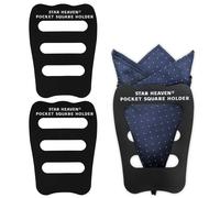 Pocket Squares Holder For Men Best Accessories for Suits Tuxedos Vests and Dinner Jackets 1/3/5/8Pack Assorted. (3-Pack)
