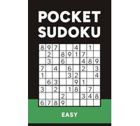 Pocket Sudoku: 150+ Easy Puzzles for Adults | Compact Travel Size Book (4x6 Inches) (On-The-Go Puzzles)
