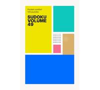 Pocket Sudoku 2-Up Comfort: 120 Medium Puzzles With Generous Grid Space: 4 x 6 Pocket Edition - 2 Puzzles Per Page - The Most Comfortable Pocket Sudoku Layout
