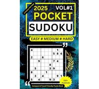 Pocket Sudoku: Lightweight and Travel Size Edition-Puzzle Book For Adult | VOL#1 210+ Puzzles - Easy to Hard Sudoku Puzzles with Solutions at the Back | Size 4 x 6 Inches |Huge in Fun