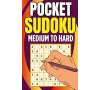 Pocket Sudoku Medium to Hard: Sudoku Puzzles for Adults with Solutions | Compact and Travel-Friendly Puzzle Book
