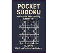 Pocket Sudoku: Pocket Sudoku a compact & travel-friendly puzzle book level normal -| 150+ Grids With Answers At The Back