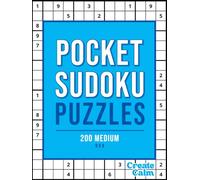 Pocket Sudoku Puzzles 200 Medium: Puzzle Book for Brain Training | Fun & Challenging | Portable Gift for Puzzle Fans 4.5 x 6 Inches