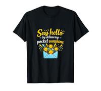 Pocket Sunshine Envelope Local Pride Badge Design T-Shirt