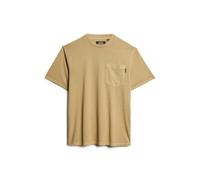 Superdry Contrast Stitch Pocket Short Sleeve T-shirt Beige S Men