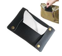 Pocket Tissue Bag, Travel Tissue Holder, Pocket Tissue Holder | Soft Tissue Holder, Reusable Travel Tissue Pouch - Hygienic Bags, PU Leather Paper Case