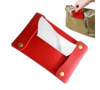 Pocket Tissue Holder - Compact Tissue Dispenser, Portable Tissue Case, Stylish Pocket Tissue Storage | Durablee Pu Leather Tissue Pouch, Multifunctional Tissue Organizer for Car, Ofice, Home