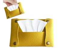 Pocket Tissue Holder | Reusable Soft Tissue Holder Tissue Storage Bag,Sanitary Bags, Paper PU Leather Case for Cotton Pads, Car, Face Towels
