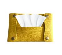 Pocket Tissue Holder - Small PU Leather Case 14x8.5cm, Reusable Sanitary Bag with Easy Refill Design | Ideal for Face Towels, Sanitary Napkins, Storage in