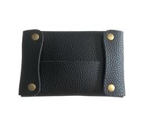 Pocket Tissue Holder - Soft PU Leather Pouch, Compact Paper Organizer | Reusable Tissue Bag with Zipper for Travel, Face Towel and Napkin Storage, Stylish Case for Small Items in Car Office Handbag
