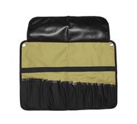 Pocket Tool Roll Organizer - 10 Pocket Motorcycle Bag, Elastic Loops Wrap, Wrench Storage, Compact Pouch Kit | Portable Roll Up Tool Bag for Electrician Plumber Carpenter Household