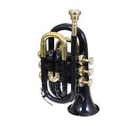 Pocket Trumpet Black Color with Hard Case