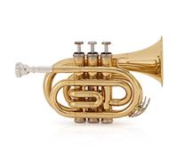 Pocket Trumpet by Gear4music Gold