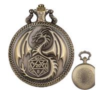 Pocket Watch Case - Dice Pocket Watch Case | Engraved Dragon Pattern Pocket Watch Cover, Nostalgic Pocket Watch Display Storage, Practical Pocket Box for Dice, Watches