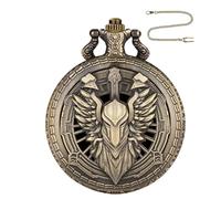 Pocket Watch Case Dice Set - Engraved Sturdy Metal Alloy Holder Seven Dice Storage, Elevate Role Play Atmosphere Encourage Story Action, Suitable Family Table Games Home Travel Use | Set For