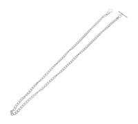 Pocket Watch Chains for Men Silver 65Cm Vintage Waistcoat Chain Metal Precise Design Retro Style for Casual Use