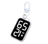 Pocket Watch Keychain | Accurate Time Management Timepiece,Keychain Watch Silent Mode - for Teens Teachers Library Enthusiasts Commuting Meetings Hiking Reading