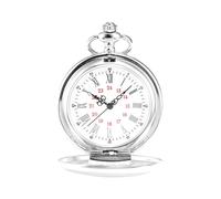 Pocket Watch, Metal Strap, Silver