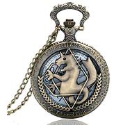 Pocket Watch Necklace Vintage Quartz Pocket Watch Necklace Fashion Men Women Watches Clock Anime Boys Girls Children Gifts