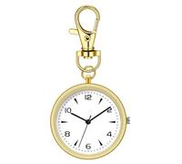 Pocket Watch, Pocket Watch Keys, | Round Key Chain Clip Timer| Unisex Portable Quiet Clock for Home Workplace School Women Travel Outdoor Backpack Men, Gift for Birthday Aniversary Day Christmas
